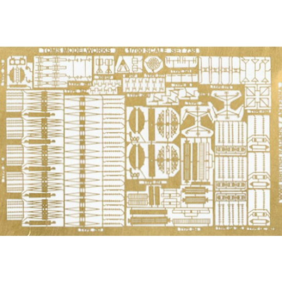 1/700 WWII British Naval Radars & Antennas (1 Photo-Etched sheet)