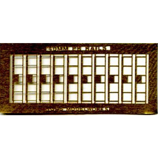 1/700 US Navy 40mm Twin Mounts Rails (10 Rails, 1 Photo-Etched sheet)