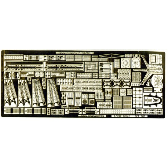 1/700 USS South Dakota Class Battleship Detail-up set (1 Photo-Etched sheet)