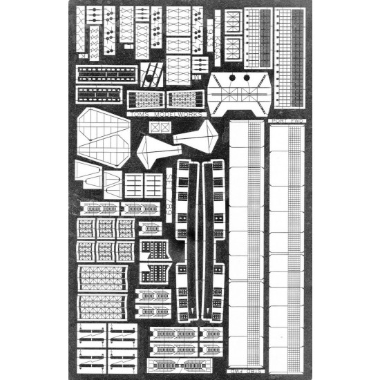 1/700 IJN Aircraft Carrier Kaga with Triple Flight Deck Detail Set for Fujimi kit (1PE)