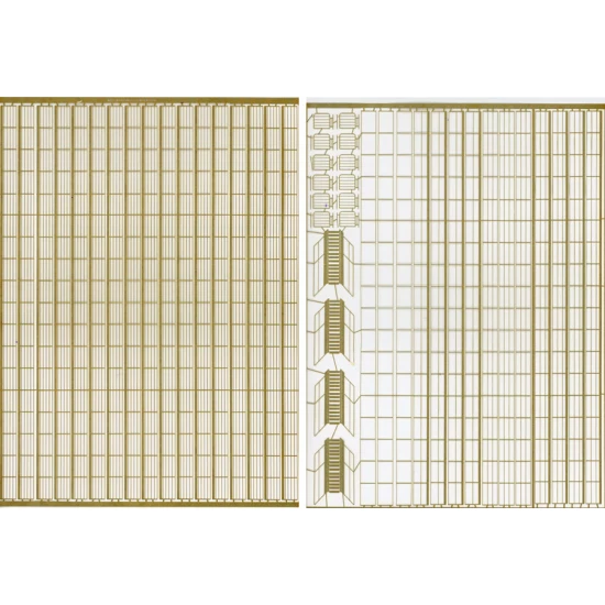 1/96 Ocean Liner Rails with Ladders and Railing Gates