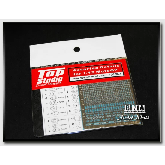 Assorted Details for 1/12 MotoGp
