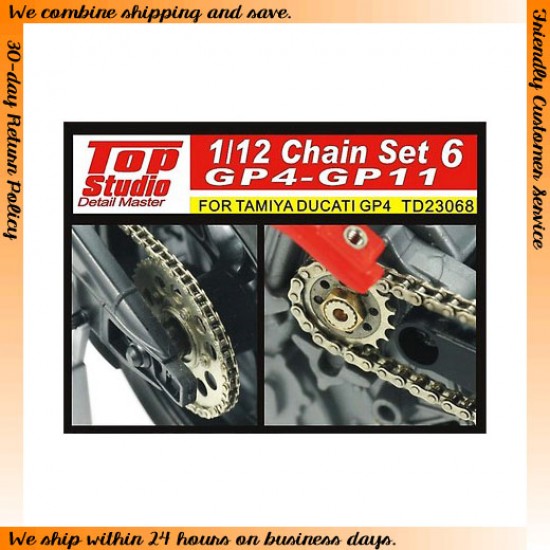 1/12 Ducati GP4-GP11 Chain Set Vol.6 for Tamiya kit