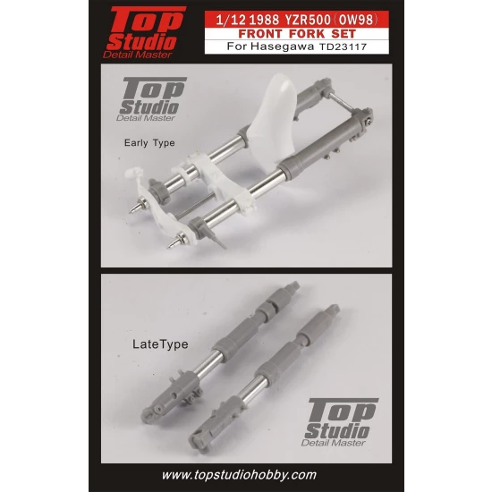 1/12 Yamaha YZR500 (OW98) 1988 Front Fork set for Hasegawa kit
