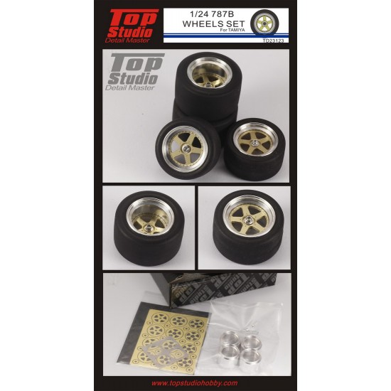 1/24 Mazda 787B Wheel set for Tamiya kit (Tyres Not included)