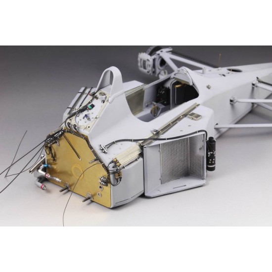 1/12 McLaren Honda MP4/6 Radiator and ECU Super Detail-up Set for Tamiya kit