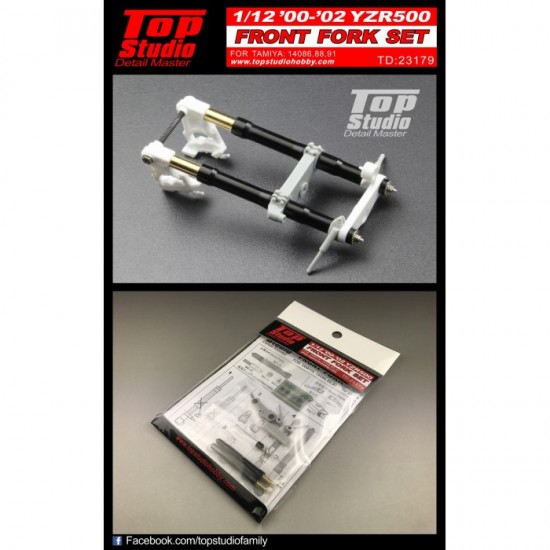 1/12 Yamaha YZR500 Front Fork Set 2000-2002 for Tamiya #14086/14088/14091