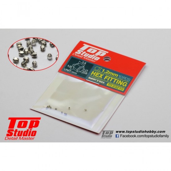 1.2mm Hex Fitting (10pcs)