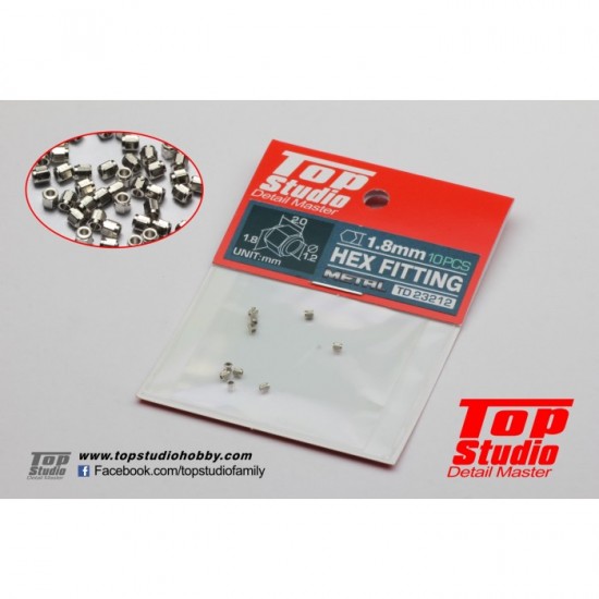 1.8mm Hex Fitting (10pcs)