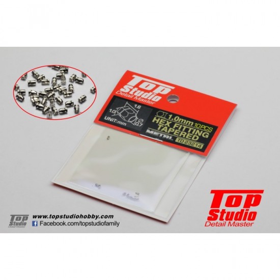 1.0mm Hex Fitting Tapered (10pcs)