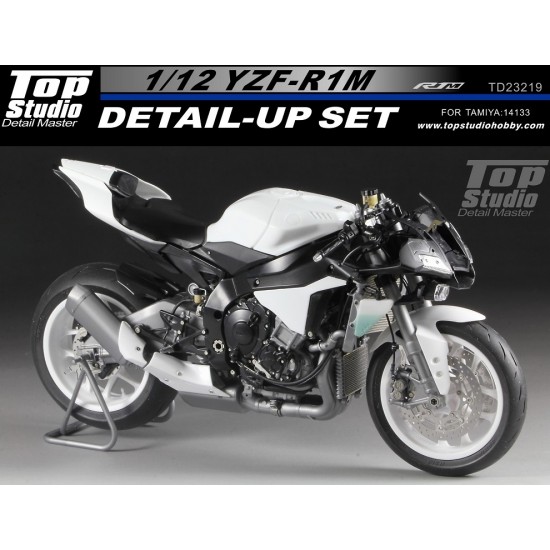 1/12 YZF-R1M Detail-up set for Tamiya kit #14133