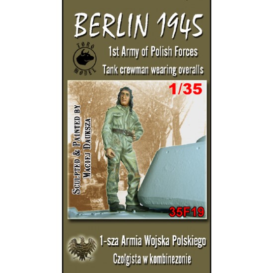 1/35 Tank Crewman Wearing Overalls, 1st Army of Polish Forces, Berlin 1945