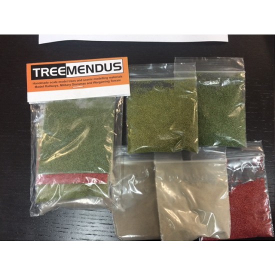 SUMMER Mini Scenic kit #2 for Diorama (Earth Powder, Poppy Scatter, Summer&Spring Scatters...)