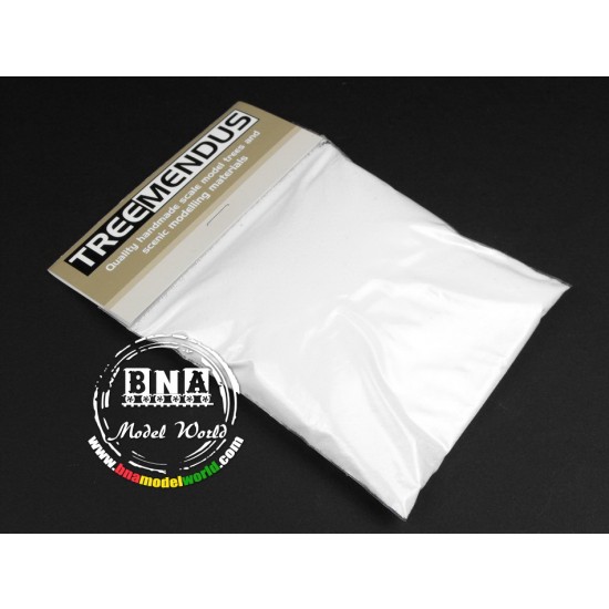 Pure Snow (Ultra Finely Ground, Pure White Sand) for Diorama
