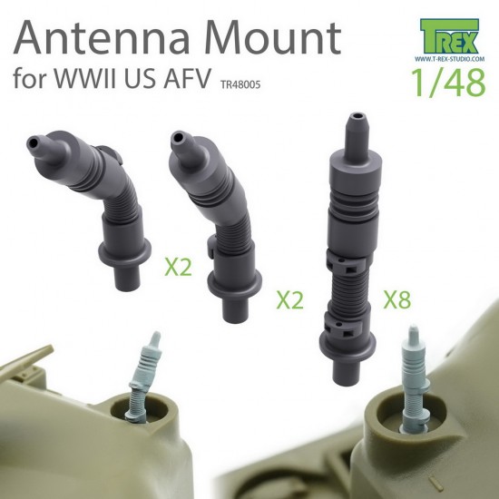 1/48 Antenna Mount Set for WWII US AFV