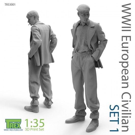1/35 WWII European Civilian Set #1 (1 figure)