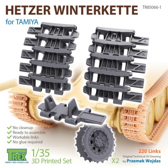 1/35 Hetzer Winterkette for Tamiya kits