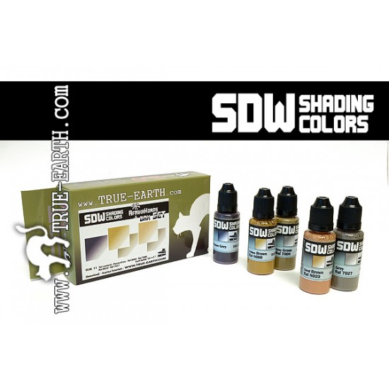 SDW Shading Colours - Afrika Korps Set (19ml x 5)