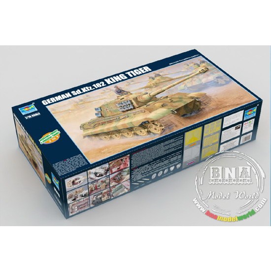 1/16 German SdKfz.182 Kingtiger 2 in 1(Henschel Turret & Porsche Turret)