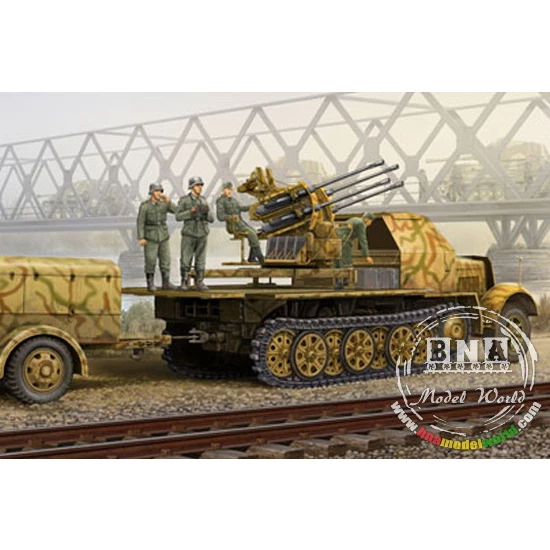 1/35 German 2cm Flakvierling 38 auf Selbstfahrlafette (SdKfz.7/1 Late Version)