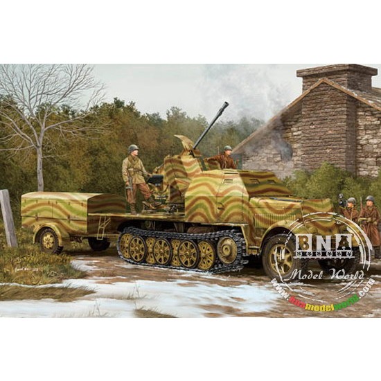 1/35 German 3.7cm Flak 43 auf Selbstfahrlafette (SdKfz.7/2)
