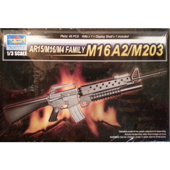 1/3 US M16A2/M203 Rifle (AR15/M16/M4 Family)