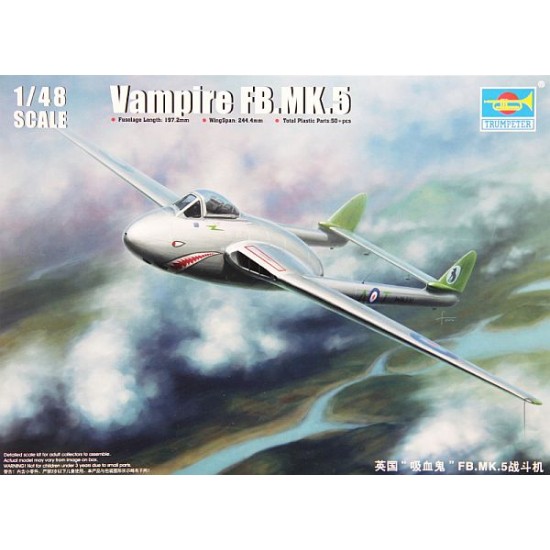 1/48 WW De Havilland DH.100 Vampire FB Mk.5