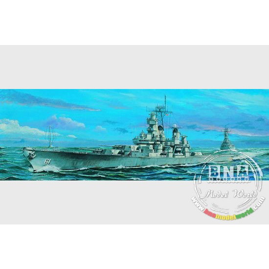 1/700 US Battleship BB-61 Iowa 1984