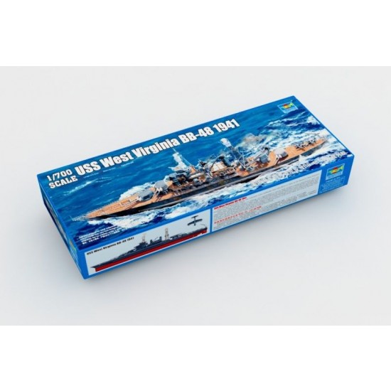 1/700 USS West Virginia BB-48 1941