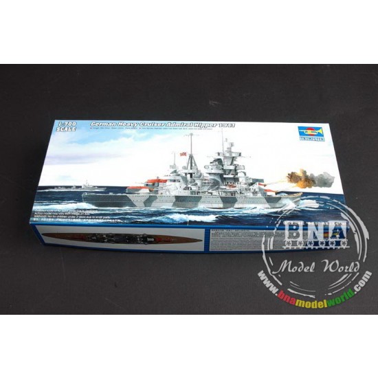 1/700 German Cruiser Admiral Hipper 1941