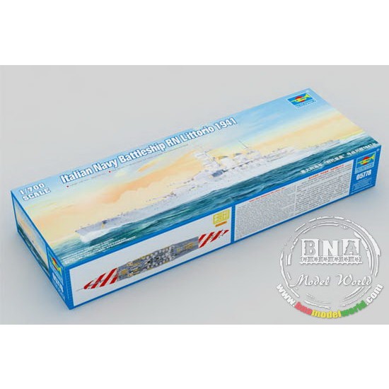 1/700 Italian Navy Battleship RN Littorio 1941