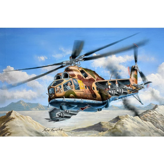 1/48 Mil Mi-24A Hind-B Attack Helicopter
