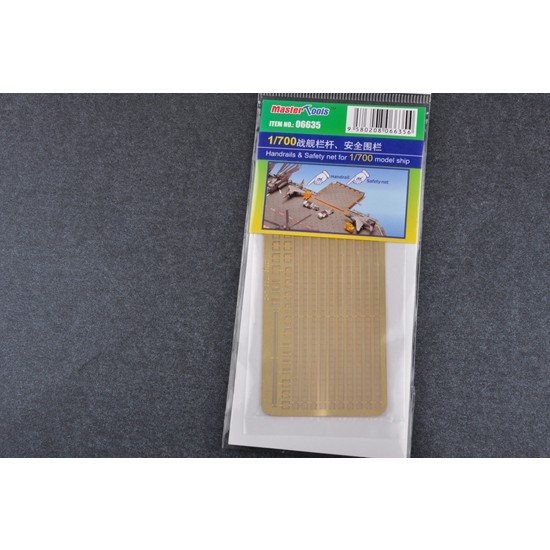 Handrails & Safety Net for 1/700 model ship
