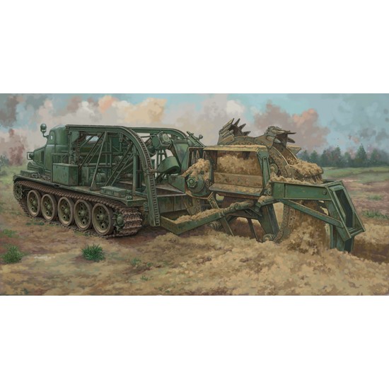 1/35 Soviet BTM-3 High-Speed Trench Digging Vehicle