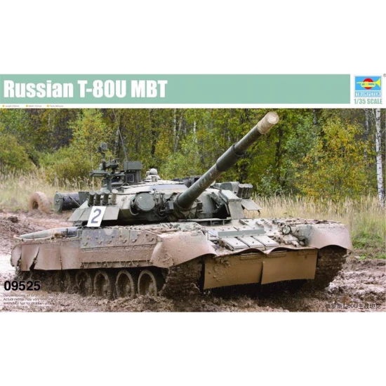 1/35 Russian T-80U Main Battle Tank (MBT)