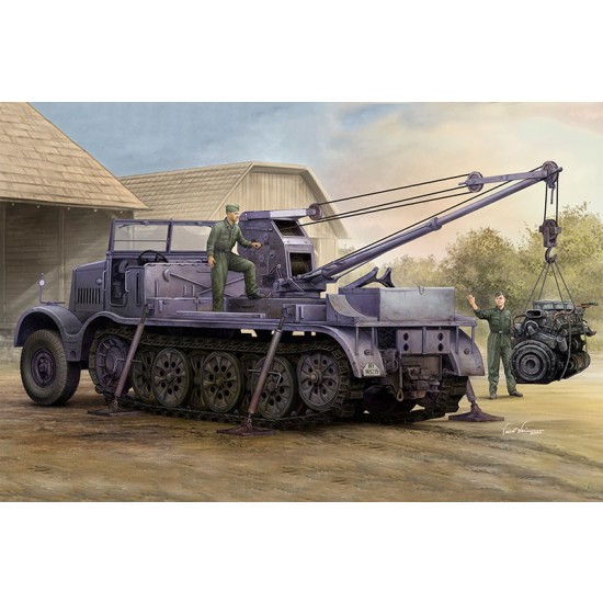 1/35 Schwerer Zugkraftwagen 18t with 6t Billstein-Crane, Sd.Kfz.9/1