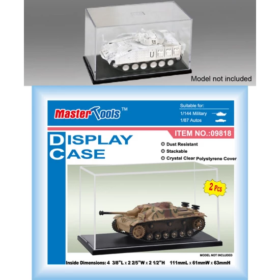 111 x 61 x 63mm Display Case (2pcs)