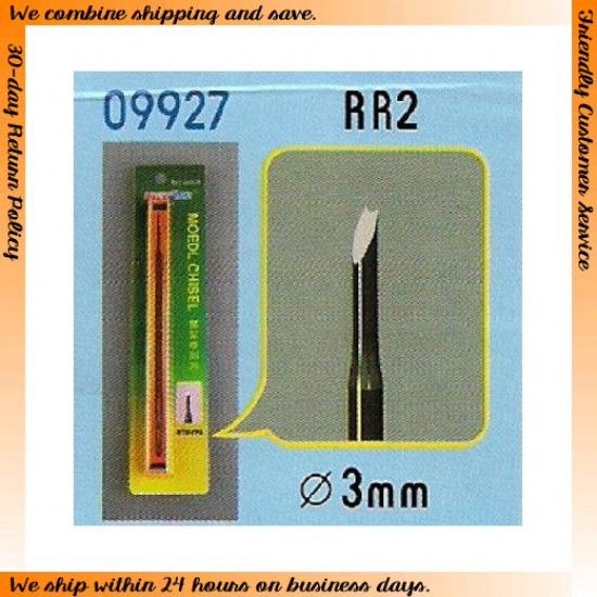 Micro Chisel RR2 - Round 3mm Tip (Diameter: 3mm) Trumpeter 09927