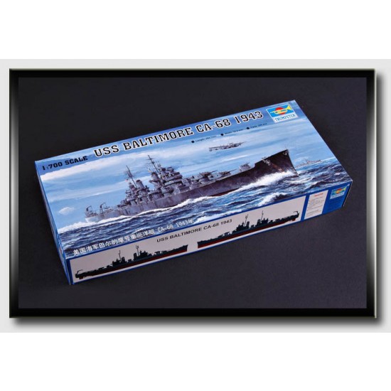 1/700 USS Baltimore CA-68 1943