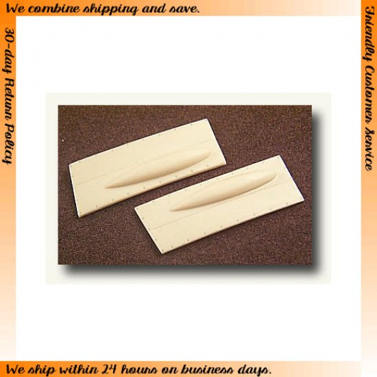 1/48 Spitfire Mk IX C Wing Style Cannon Bay Covers for Hasegawa kit