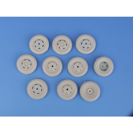 1/35 Wheels for 155mm Long Tom/203mm