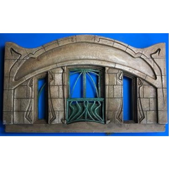 1/35 1900 Style Art Nouveau House Section Set No.3 - Third Floor (Width: 17cm)