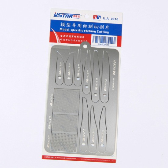 Ustar Scribing Tools Photo-etched Cutting Tool - Saw & Scriber set #8 U Star UA-80016
