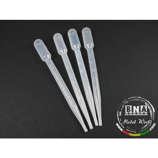 3ml Soft Plastic Dropper (4pcs)