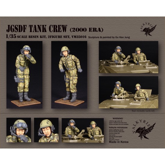 1/35 Japan Ground Self-Defense Force (JGSDF) Tank Crew Set 2000 Era (2 Figures)
