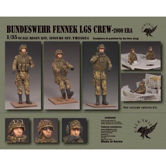 1/35 Bundeswehr Fennek LGS Crew - 2000 Era (3 figures)