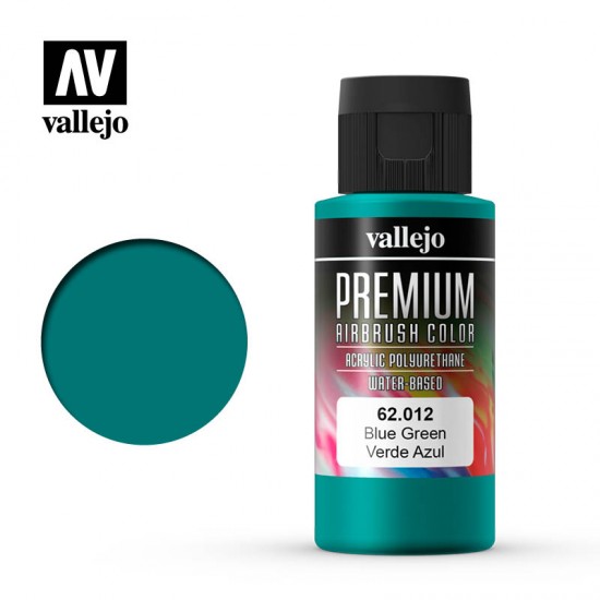 Acrylic Airbrush Paint - Premium Colour #Blue Green (60ml)