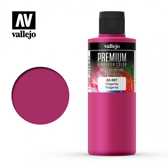 Premium Colour Acrylic Paint - Magenta (200ml/6.76fl.oz)