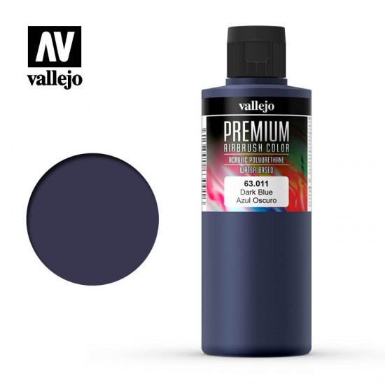 Premium Colour Acrylic Paint - Dark Blue (200ml/6.76fl.oz)