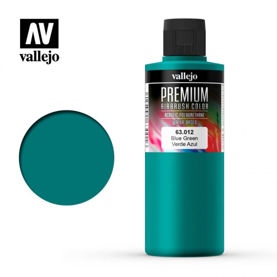 Premium Colour Acrylic Paint - Blue Green (200ml/6.76fl.oz)